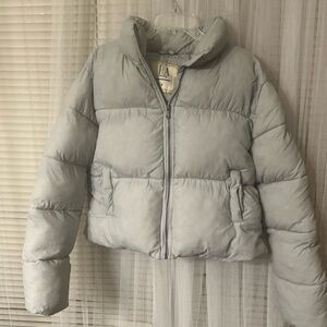 ILA Light Gray Puffer Jacket